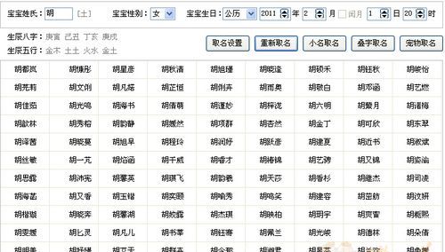 胡姓可以打00分的名字,胡姓起名简单大方图4