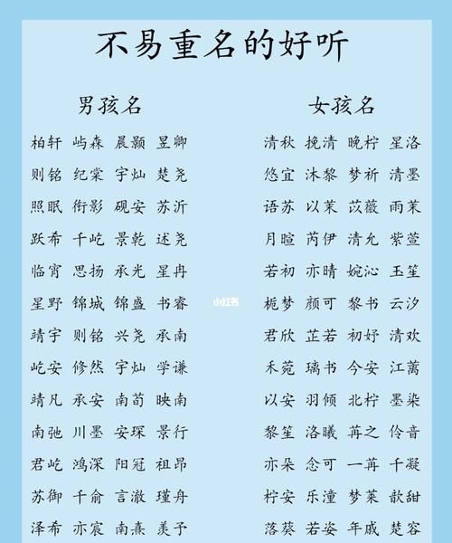 男孩子名字大全2020,朗朗上口男孩的名字小名图5