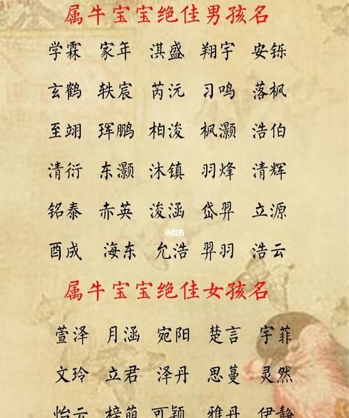 牛宝宝取名字大全男孩,确火的小男孩怎么起名字图2