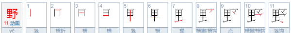 野的部首,野部首是什么图4