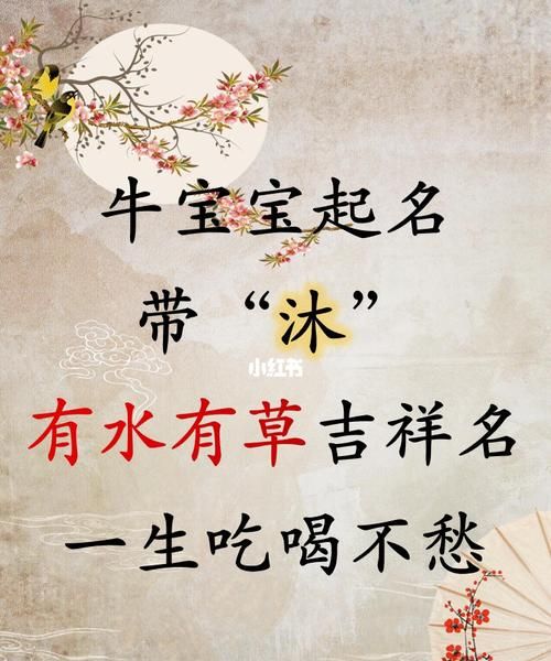 牛宝宝带水带木的名字,生辰八字喜水的女孩名字图3