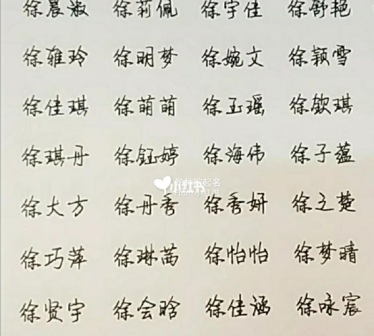 徐姓宝宝取名字大全,徐姓宝宝的名字大全图2