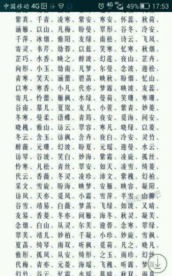 女孩起名用什么字好,适合女生取名的单字图1