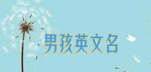 好记的英文名男,独特好记的英文名男生图1