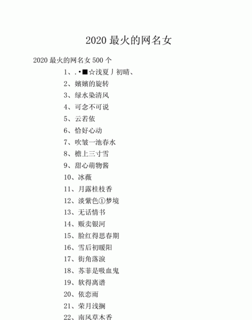 2020热门网名,2020最好听的网名男图1