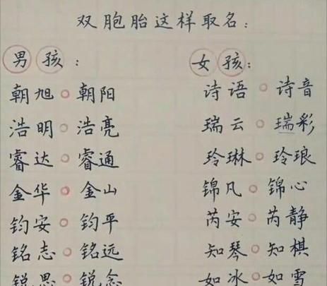 2020龙凤胎涵养的名字,龙凤胎绝佳好名字图4