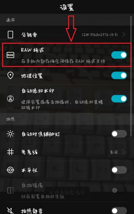 相机怎么设置raw格式，三星手机怎么拍raw格式照片图6