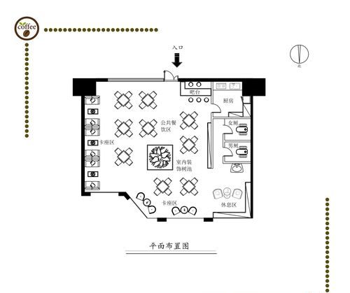 咖啡厅设计平面图,大阪著名的咖啡店