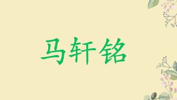 姓氏马取名字大全,姓马的男孩取什么名字好听图7