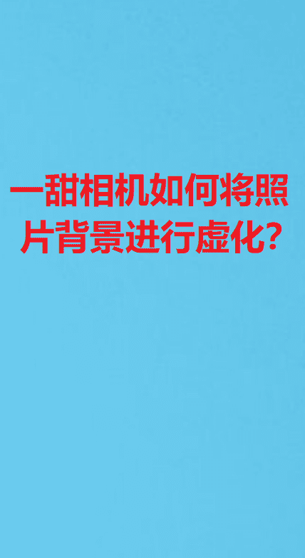 数码相机如何背景虚化,苹果手机拍照背景虚化怎么调回来图4