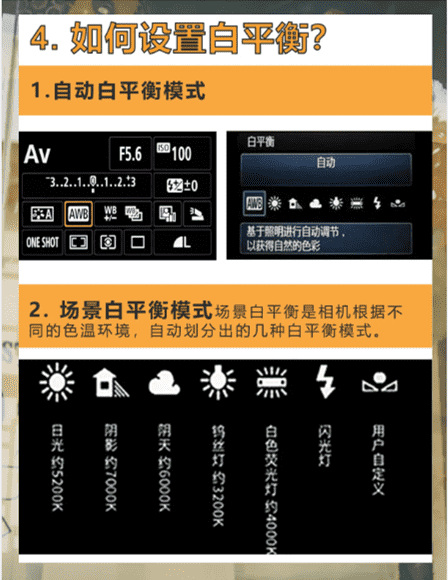 常用白平衡数值，相机 如何 调整 白平衡图5