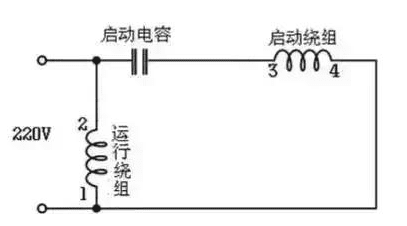 单相电机电容怎么接,单相电机电容怎么接线图10