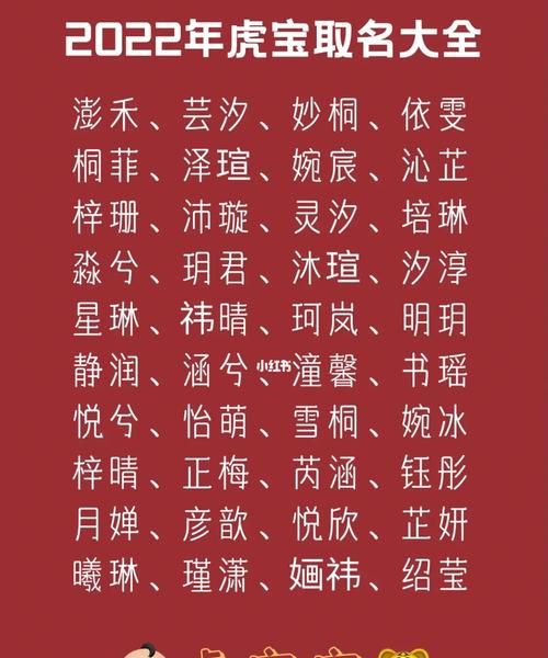 22年虎宝宝取名字最佳字,属虎的宝宝取什么名字最好图3