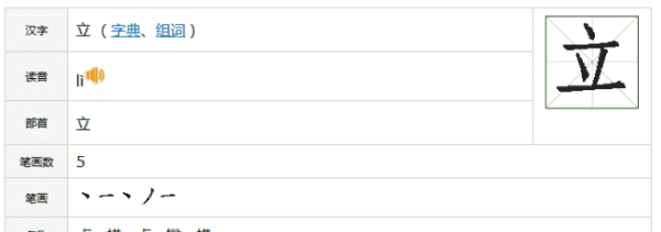 立的笔顺,立笔顺怎么写图9