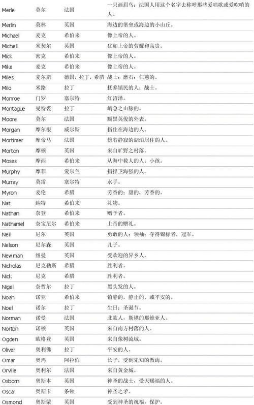 男孩英文名寓意,男孩的英文名字及寓意比较好的