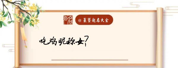 吃鸡游戏叫什么名字女,吃鸡女生游戏名字撩人图2