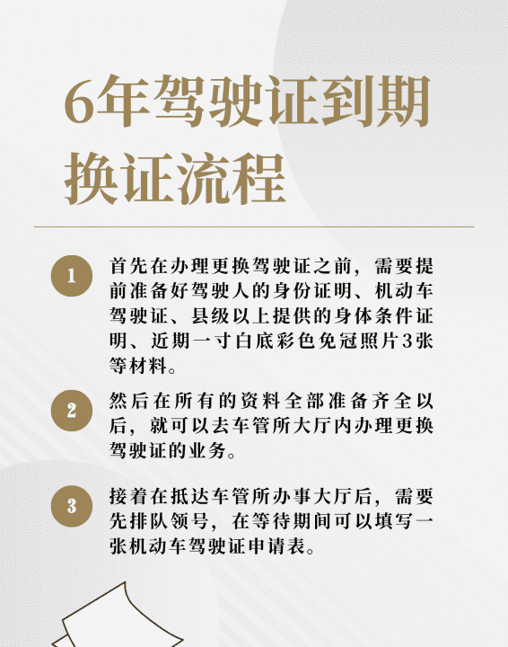 驾驶证六年到期怎么换证,驾驶证6年到期了怎么换证需要体检图9