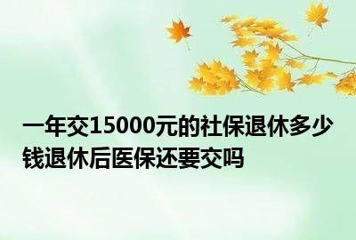 退休后企业还交社保,到退休年龄没办理退休手续单位还在继续交社保能退图4