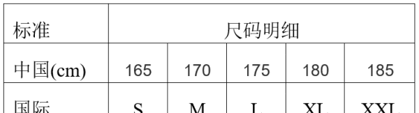 衣服的尺码大小怎么分，衣服的尺码对照表 型号图3