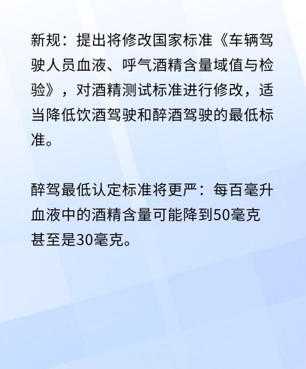 饮酒后驾车的标准是什么,酒驾醉驾酒精含量量刑标准图5