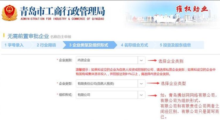 公司名称网上核名系统,公司注册如何网上核名图2