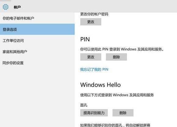 win0人脸识别怎么开启，win10生物识别技术如何打开图9