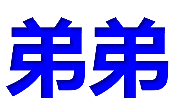 弟的笔顺,弟在田字格的正确写法图5