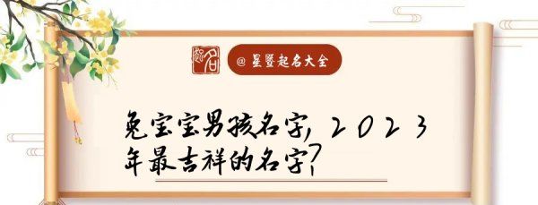 李氏取名大全男孩2023兔宝宝,兔宝宝取名带什么字好图3