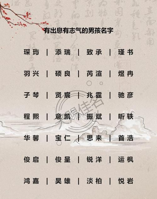 今年出生的男宝宝取什么名字好,属牛男孩取什么名男宝宝起名常用字好听图4