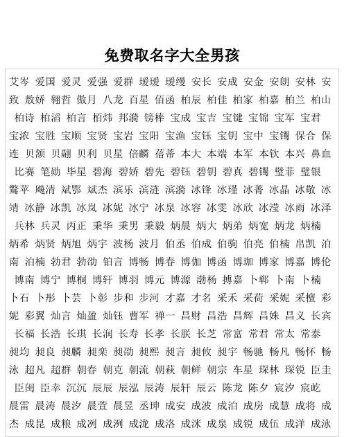 百度取名字大全免费公司,300个吉祥公司名字大全百度图7