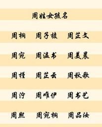 周姓男孩取名独特一点,姓周的男孩子取什么名字好图2