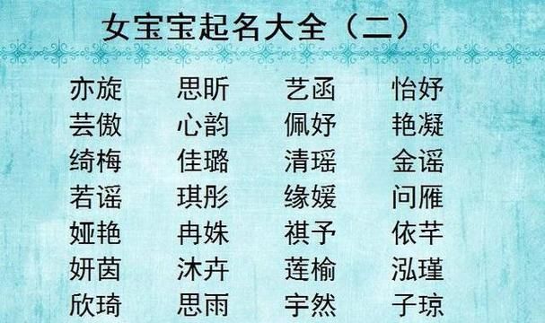 王姓女孩取名大全,王氏女孩起名字好听图2