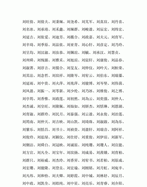 给姓刘的女孩儿取什么名字,姓刘的女孩叫什么名字好听图2