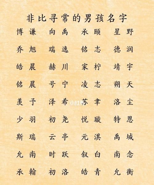 出生男孩起名好名字,刚出生的小男孩起什么名字好听图3