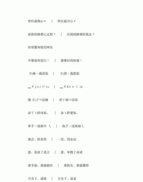 经典繁体字网名大全,繁体字网名图3