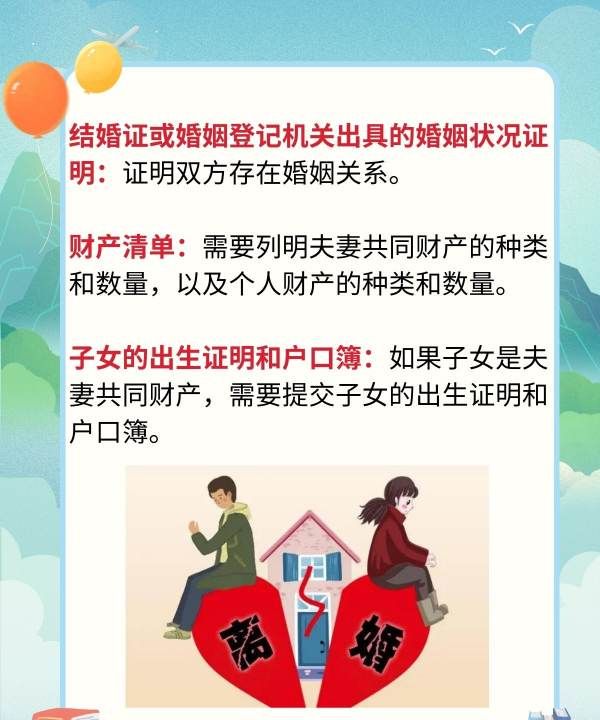 起诉离婚都用什么手续，起诉离婚需要什么证件和材料图3