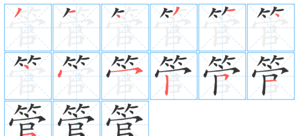 管这个字的拼音怎么写,管字的拼音是什么图3