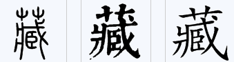 藏的拼音,藏的多音字组词图4