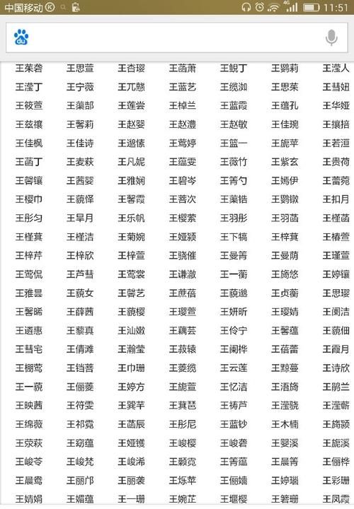 姓王的名字大全,王姓名字大全图2